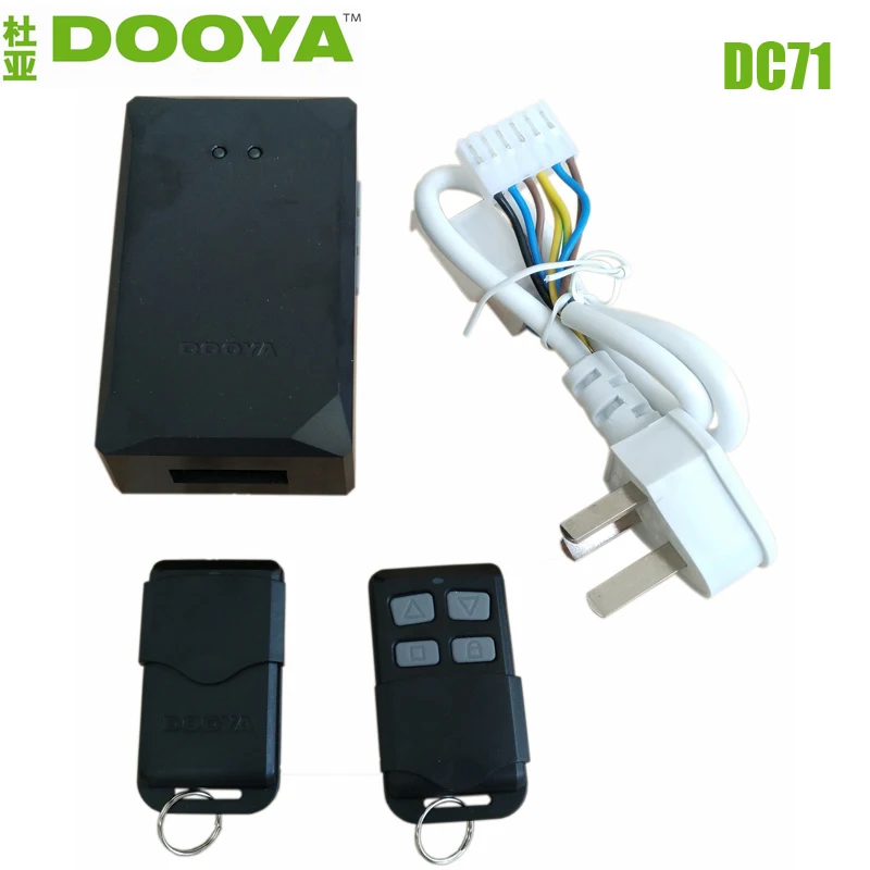Emissor Dc70 Receptor Original de Dooya Dc71 Rf433 Sistema de Controle do Motor Tubular sem Fio para Porta Motorizada do Obturador do Rolamento Garagem