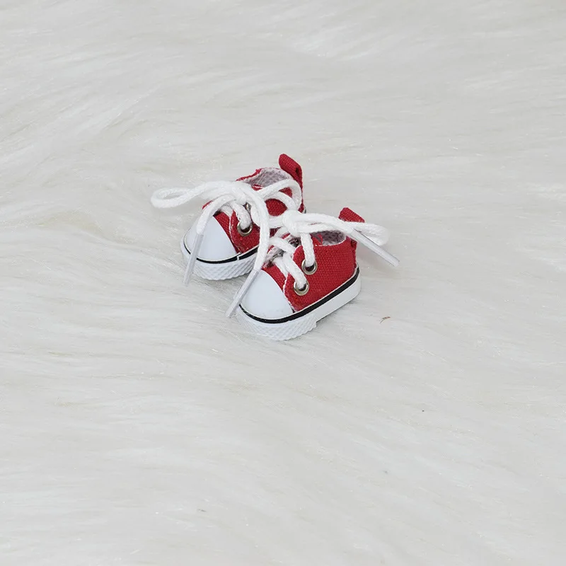 17cm Cotton Doll Shoes Toys Casual Sports Shoes Canvas LABUBU Doll Accessories Clothing in Stock (shoes Only)