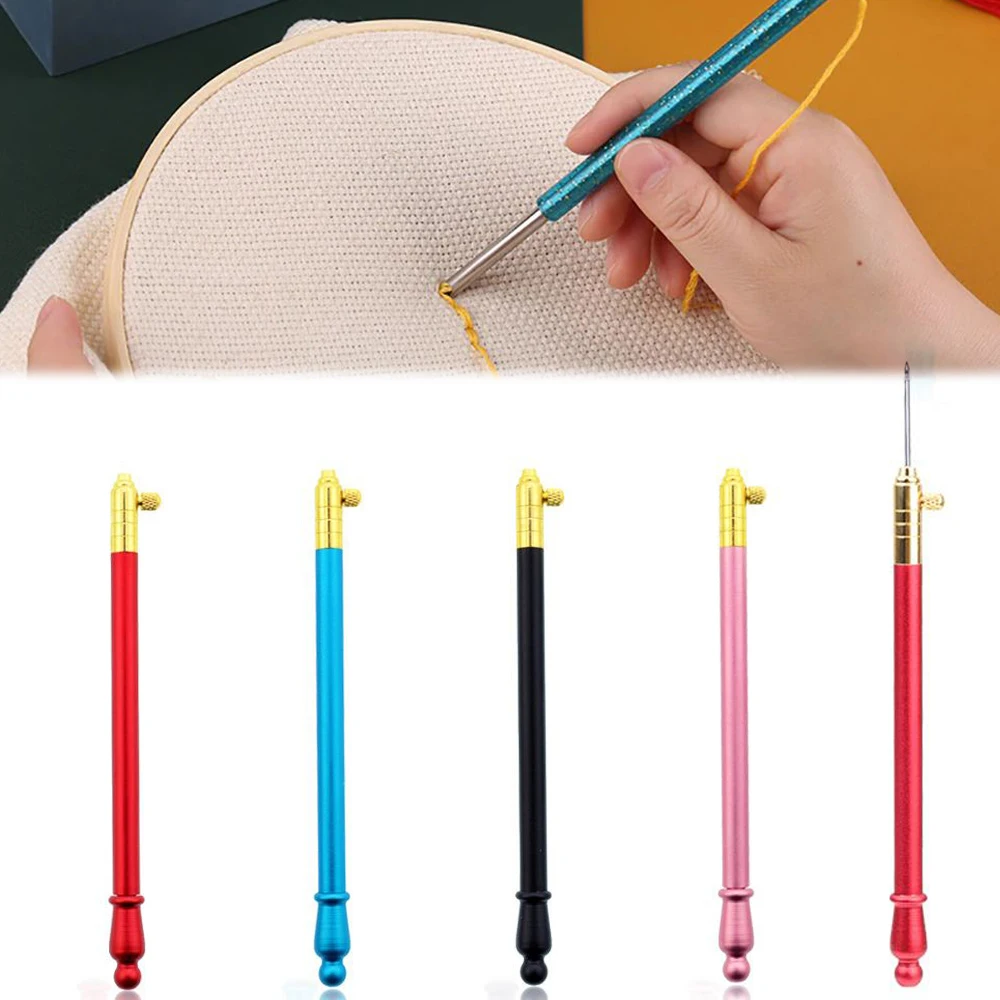 Cross Stitch Tools Embroidery Pen Punch Needle Needle Tool Diy