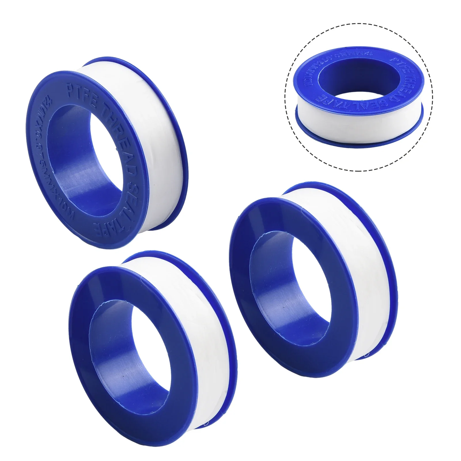 Reliable Threaded Pipe Sealing Tape, 3x10M White Plumbers Tape, Easy To Use And Suitable For Home And Professional Applications