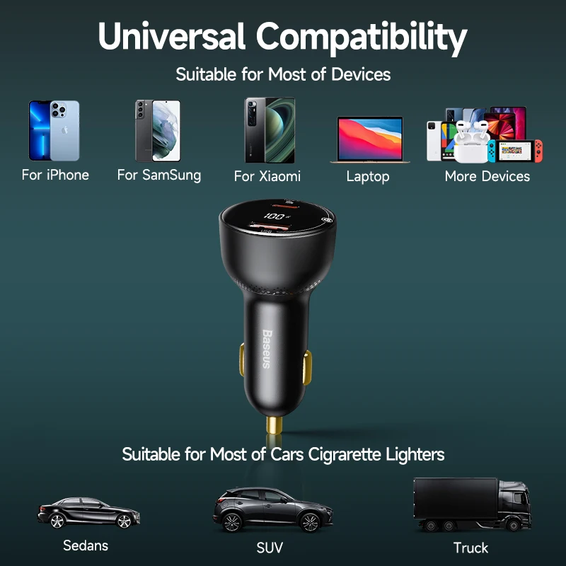 Baseus-USBタイプC充電器,100W,4.0 PD 3.0,急速充電,タイプC,iPhone,Xiaomi,ポンコ,Macbook,ラップトップ 用の急速充電 AliExpress Mobile