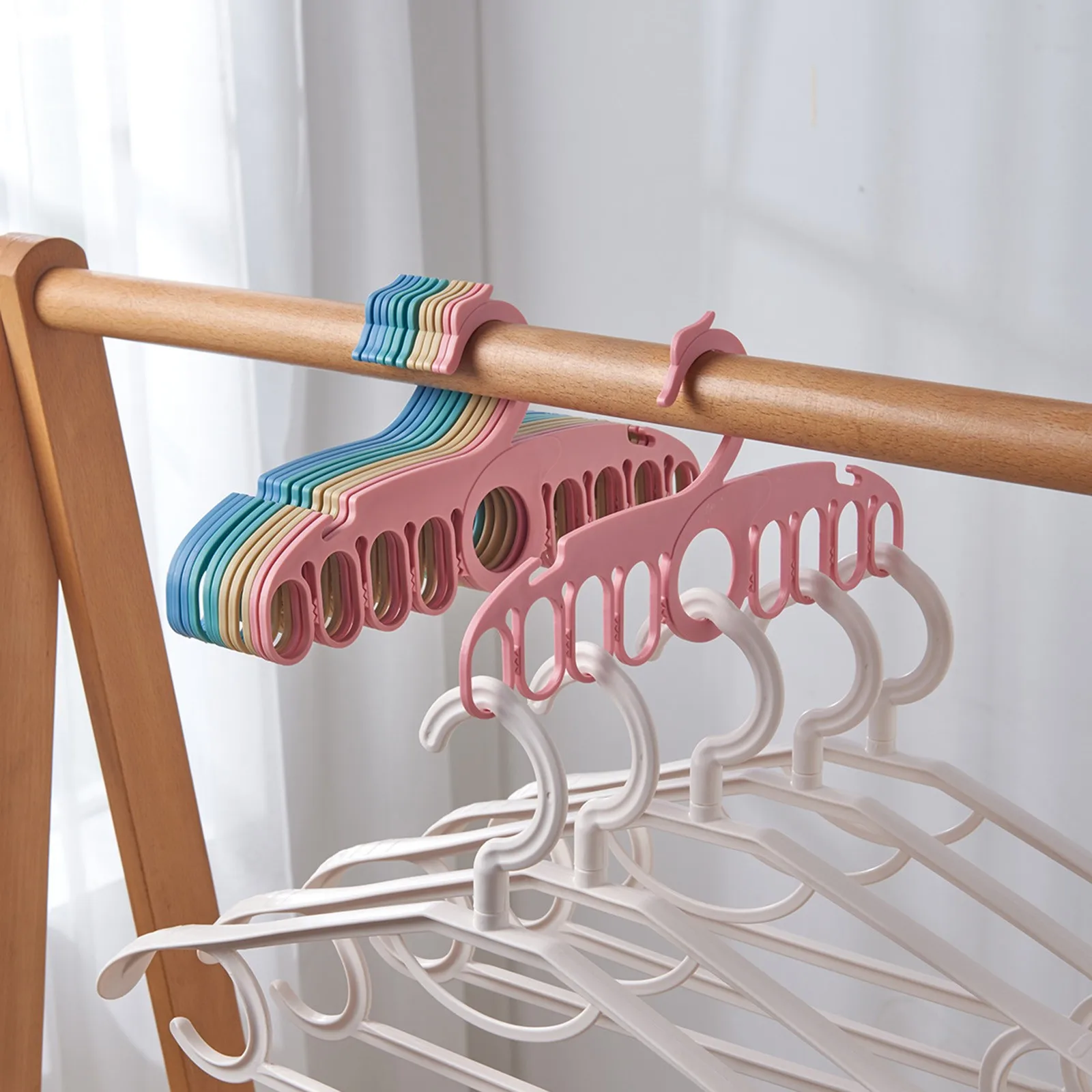 Plastic Clothes Drying Rack Laundry Clothes Hanger For Drying Socks