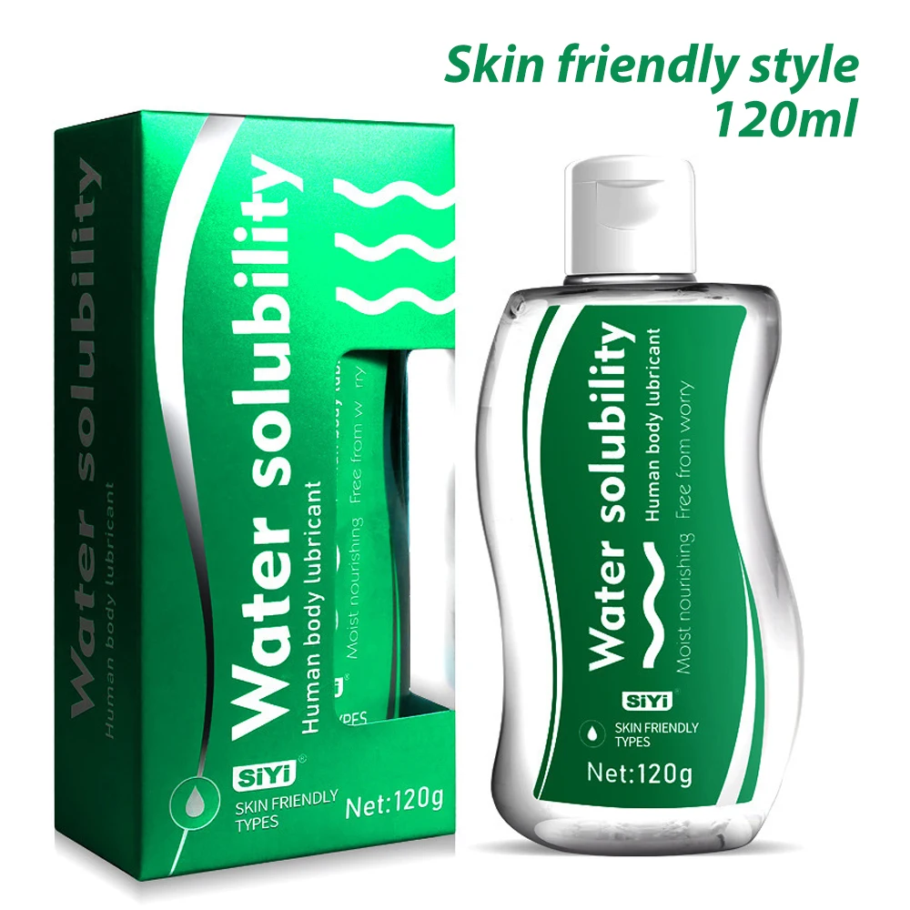 Natural Water Based Lube120ml Human Lubricant Water-soluble Liquid Personal Lubricant Adult Sexual Products for Couples