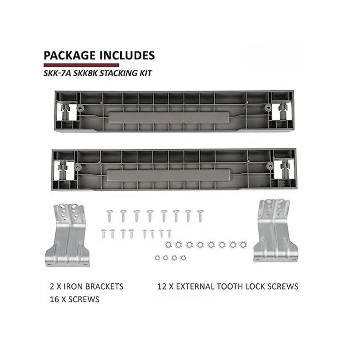 Washer Dryer Stacking Kit Skk-7A Stacking Kit-Replacing with Sam-Sung Washer and Dryer-Replaces Part Numbers: Skk-7A, Sk-5A, Sk-5Axaa and More