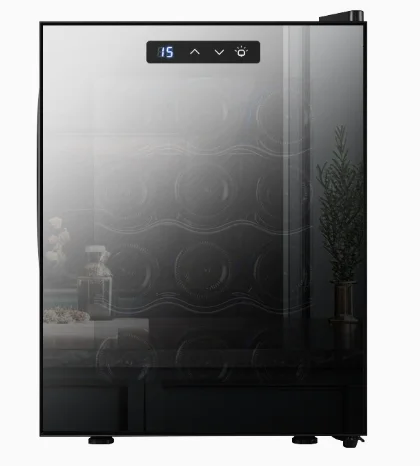 Wine refrigerator, electronic temperature control, LED light, air-cooled frost-free, wine wine cooler small home use