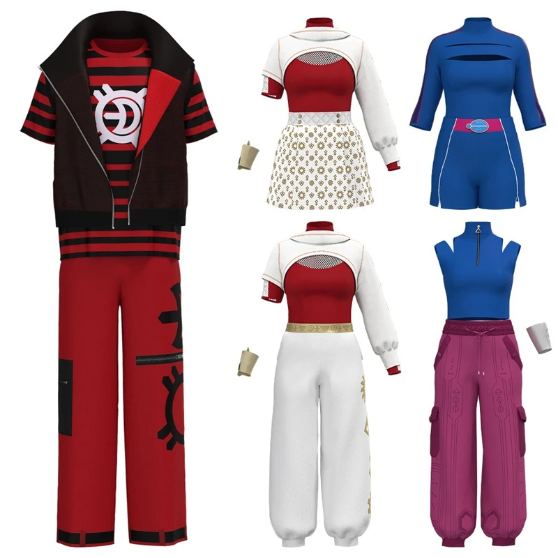 Zombie Cosplay Kostüm - Nova Vampir Cheerleader Anzug Mit Kapuze Für Halloween