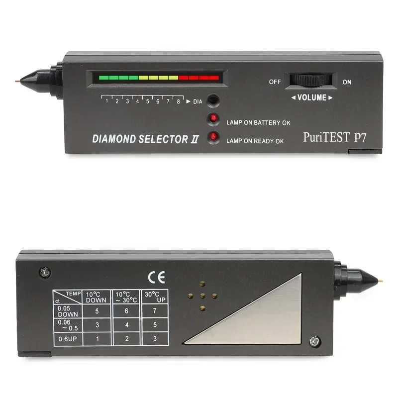 Brand Professional High Accuracy Diamond Tester 2 / 3 Gemstone Gem Selector Jewelry Watcher Tool Led Diamond Indicator Test Pen