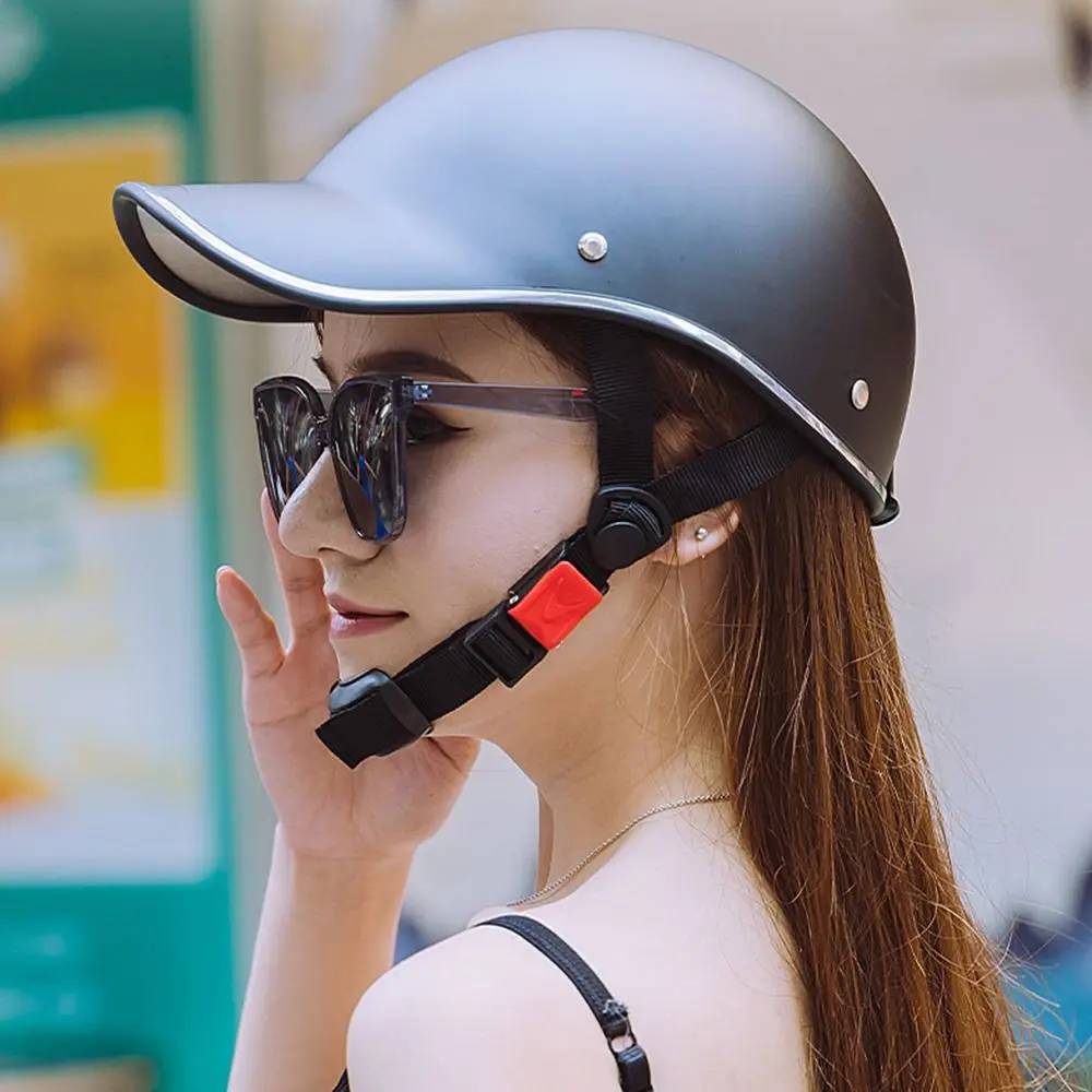 1 Stück Neuer Elektrischer Fahrradhelm mit Verstellbarem Riemen Universeller Sicherheitshelm Baseballkappe für Erwachsene – Detail 10