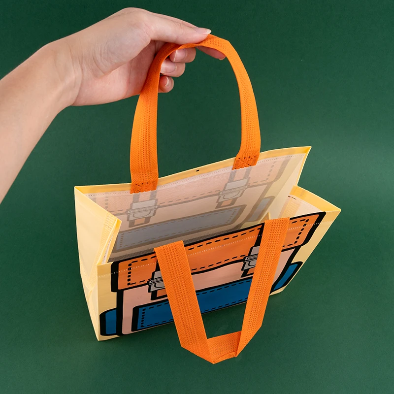 StoBag Vliesbeutel für Schüler, hochwertig, faltbar, umweltfreundlich, Aufbewahrung, Verpackung, Buch, Kleidung, Schüler, Schulgerät, Verpackungsbeutel – Detail 11