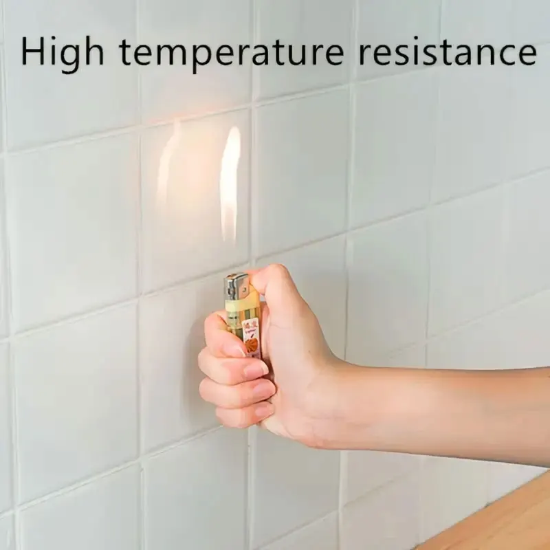 Tile Wall Stickers Wallpaper Self-adhesive Household Thickened Waterproof Wall Pasting Cabinets Cooktop Tabletop Decoration