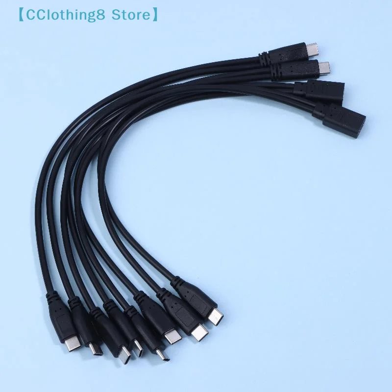 USB C 케이블 분배기 타입 C 케이블 분배기 1-2 연장선 전원 어댑터 3A 15W 다중 장치 충전 케이블【AliS8】