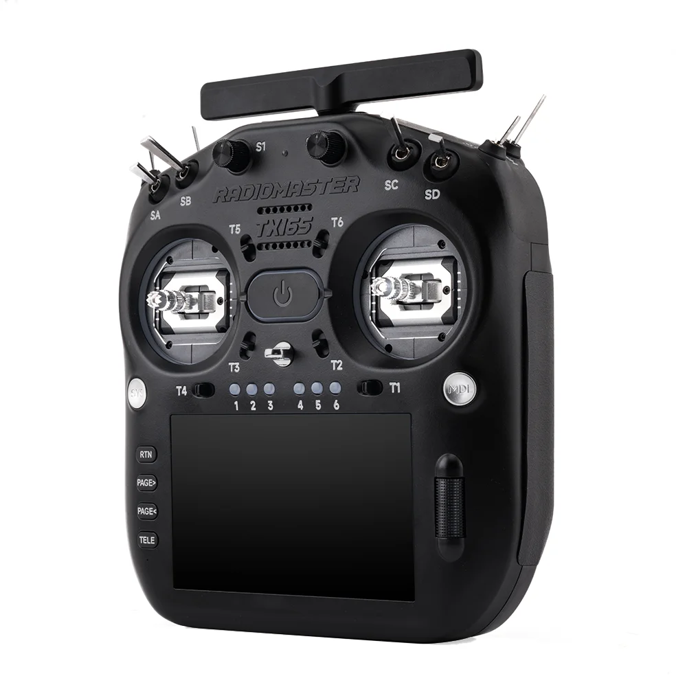 Simulateur RC Transparent Charcoal et MK3 Black vu de côté, profil fin et design moderne.