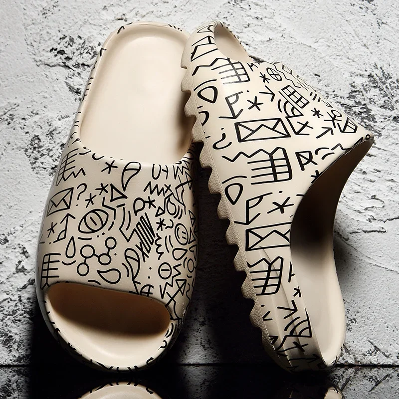 Yeezy Slide Pengpeng AIYISITELU Unisex Yzy Elmo Slides Slides