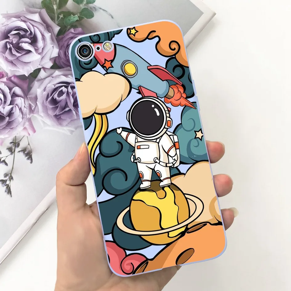 Fashion Marble Flower Slim Soft Silicone Back Cover Bumper Case