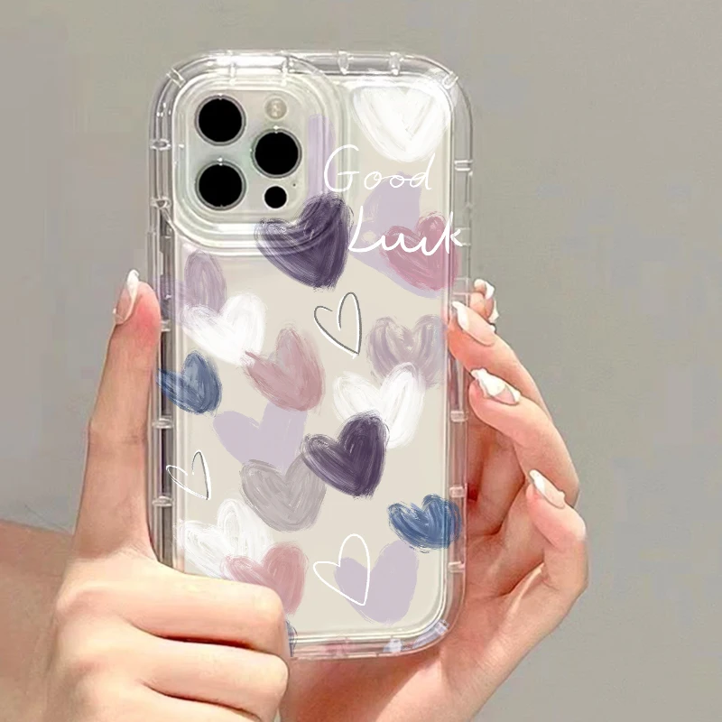 thumbnail image 1 of Love Heart Phone Case For Samsung A54 5g Case S24 S22 S23 Ultra A34 5g A52 A53 A24 A32 A14 A55 A23 A15 A05S A33 S20 S21 FE Cover, 1 of 5