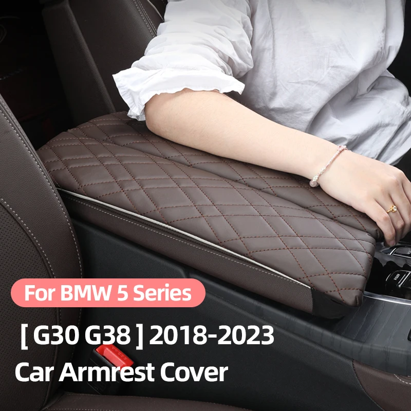 

For BMW 3 5 Series G20 G30 X3 G01 G21 G38 Car Central Armrest Leather Pad Auto Center Console Non-slip Cover Mats Waterproof LHD