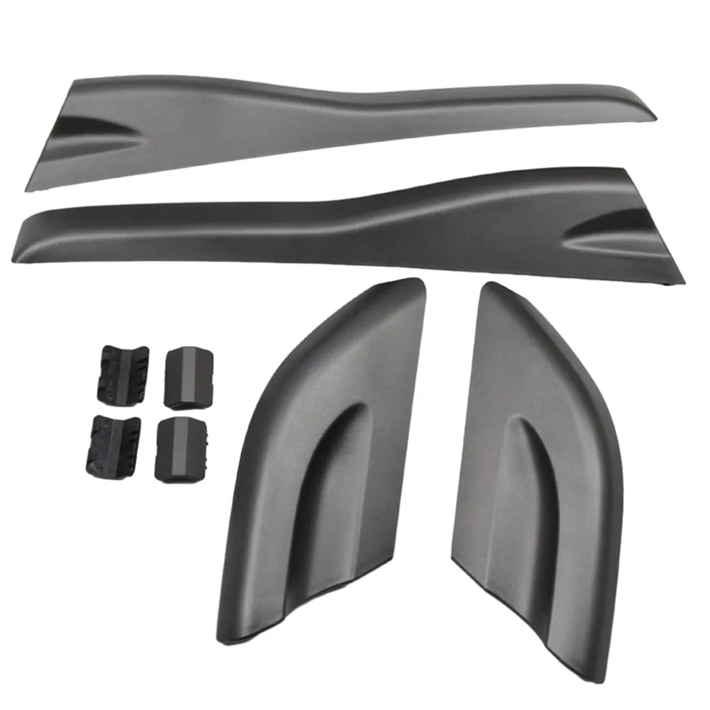 Car Roof Rack Bar Rail End Protection Cover Shell Car Styling Roof Rack Cover Black For Hyundai Tucson 2004-2008