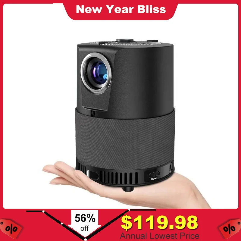 

Mini Portable LED Projector Auto Focus Home Thertre Hotel FCC CE Rohs Multi-language Android System