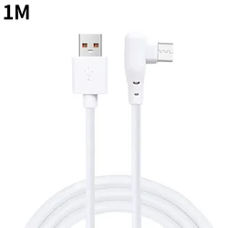 High - Speed 66W 6A USB - C Fast Charging Cable with 90 - Degree Elbow Design (1M)