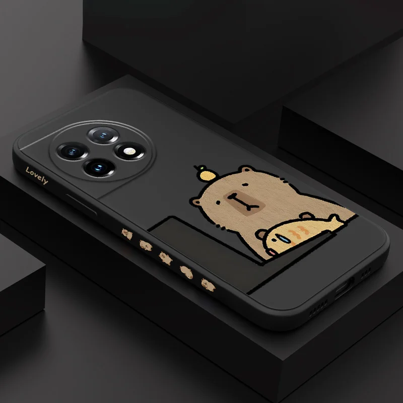 Diligent Capybara Liquid Silicone Phone Case