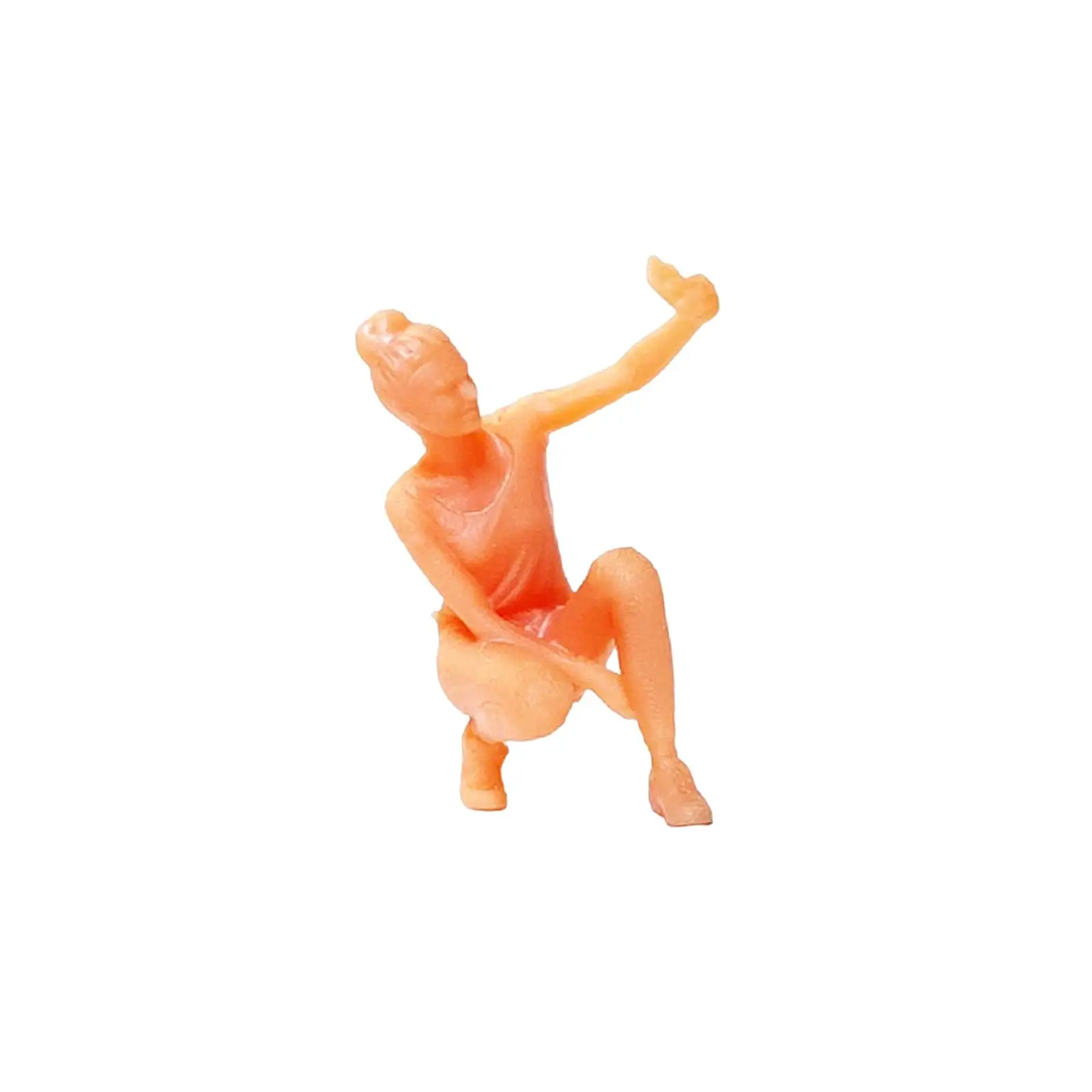 1/64 Figures Mini People Model 1/64 Diorama Figurines for Model Train Layout Architectural Building Diorama Layout Decoration 6