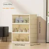 Portable Folding Shoe Rack Shoe Organizer Storage Box With MaClear Door For Closet Entryway Storage Containers Binsgnetic 5