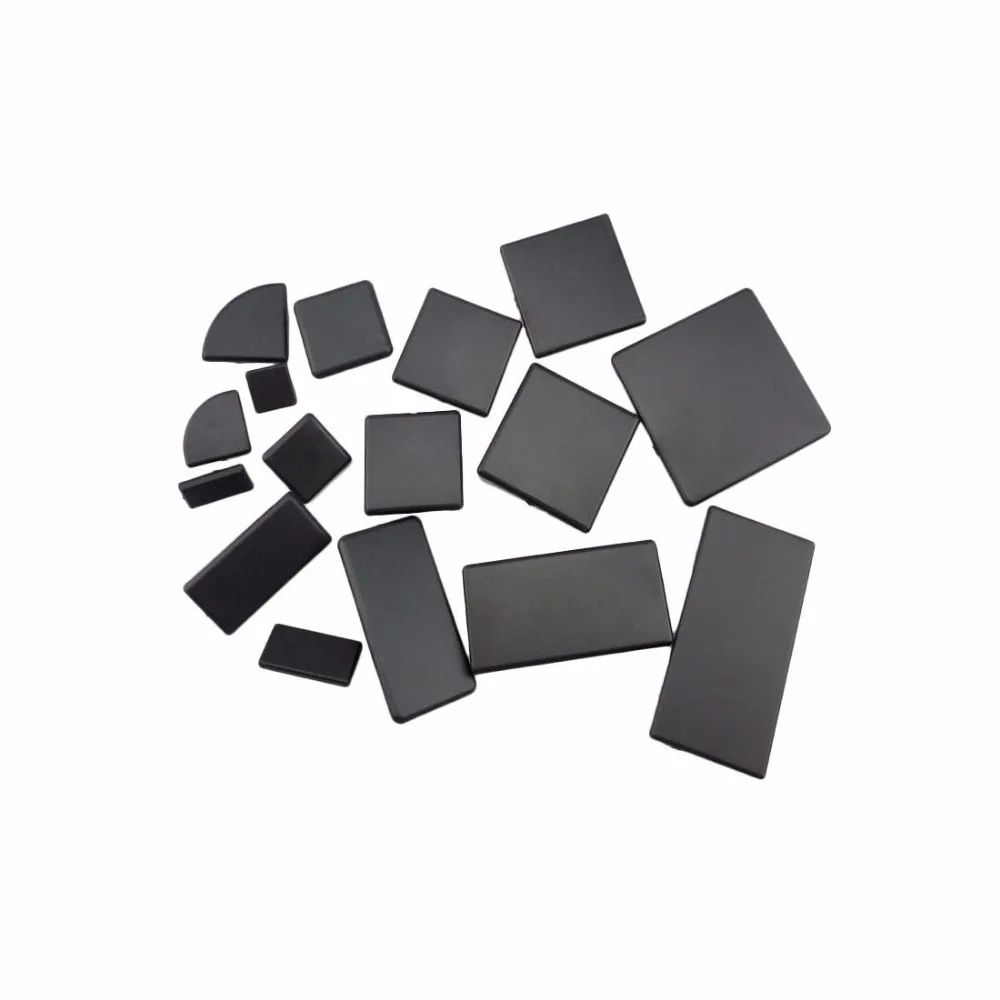 Parti Della Stampante 3D Cnc Con Piastra Di Copertura In Nylon Nero Da 10 Pezzi Per Profilo In Alluminio Ue 2020/2040/3030/3060/4040/4080/4545/5050/60