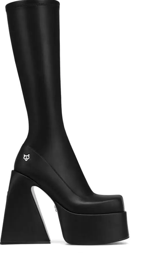 

Jayden Platform Tall Boot Pull on platform Knee high Women fashion Spice Stretch Knee-High Boots brand designer bootie shoes