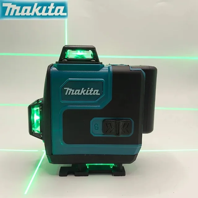 Makita 3D-4D 16 lignes haute précision 360° °   Laser vert horizontal et vertical, outils électriques portables à fixation murale horizontale 1