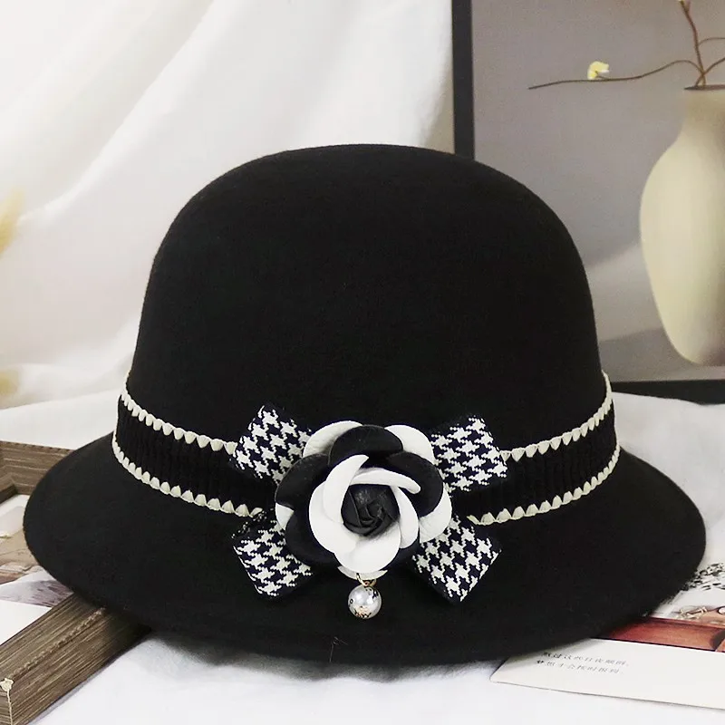 

Шапка-бини Женская твидовая, Повседневная Теплая Мягкая шерстяная шапка во французском стиле, элегантная в винтажном стиле, на осень/зиму