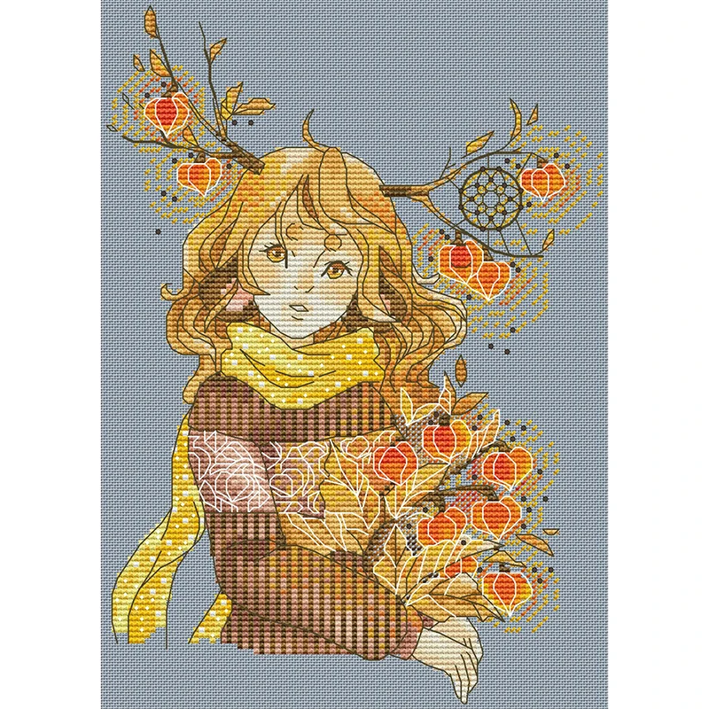 

Набор для вышивки крестиком Homefun ZZ1486, счетные наборы для вышивки крестом, новый узор, не напечатанный Набор для вышивки крестиком