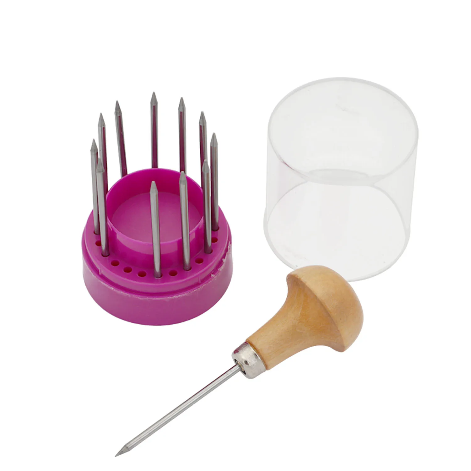 23Pcs Bead Grain Tool Set with Graver Wood Handle Diamond