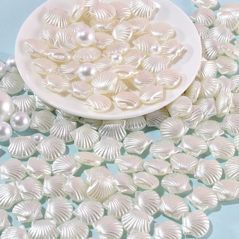 Colorful Beige ABS Imitation Pearl Beads