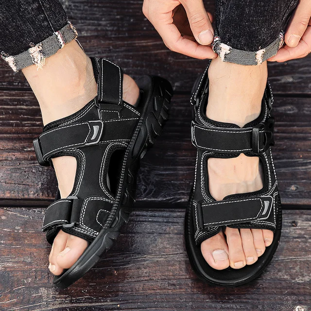 Men’s PU Leather Summer Sandals 5