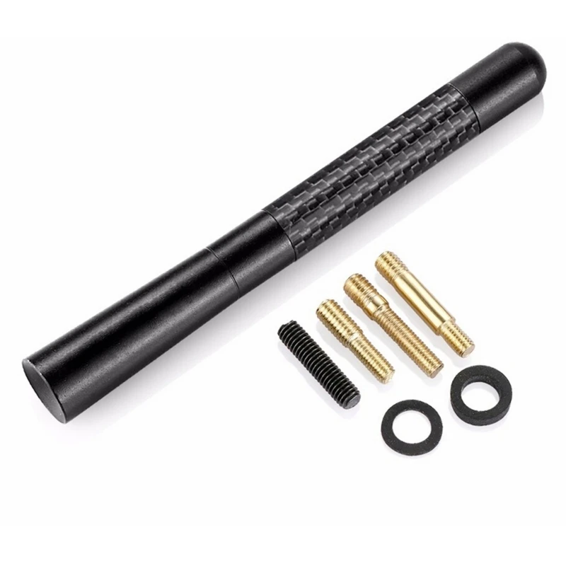 

Universal Car Roof Antenna 12cm Carbon Fiber Radio Aerial Antenna for Ford for Focus 2 3 206 207 307 308 408 508 Ope