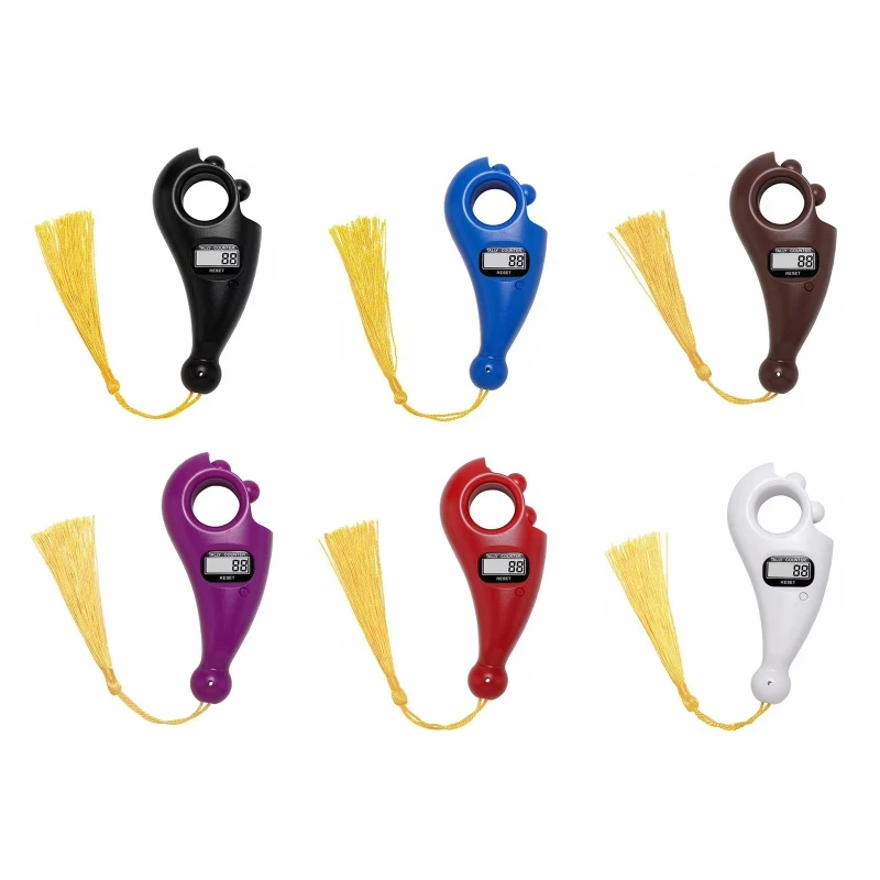 명상 휴식을 위한 휴대용 염주 카운터 기도 디지털 Tasbih