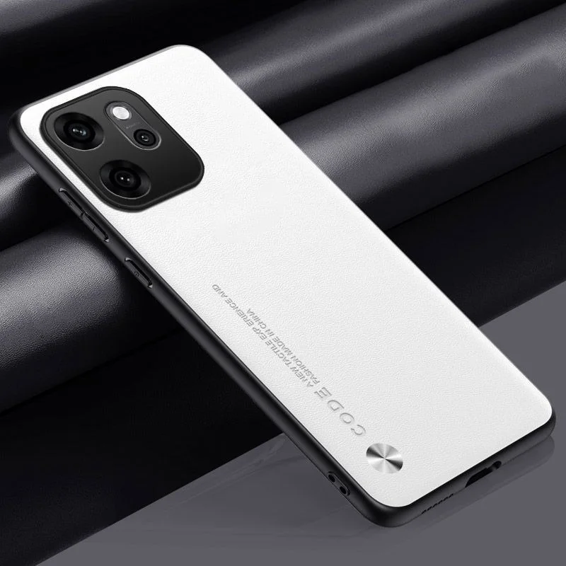 Premium PU Leather Silicone Phone Case - Full Protection Back Cover