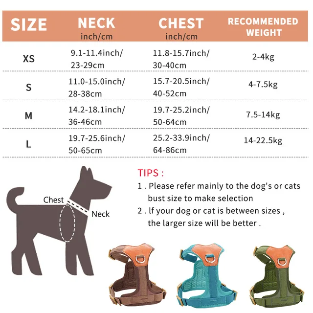 Explosion-proof and reflective pet chest strap vest-style dog chest strap anti-lost adjustable chest strap 3