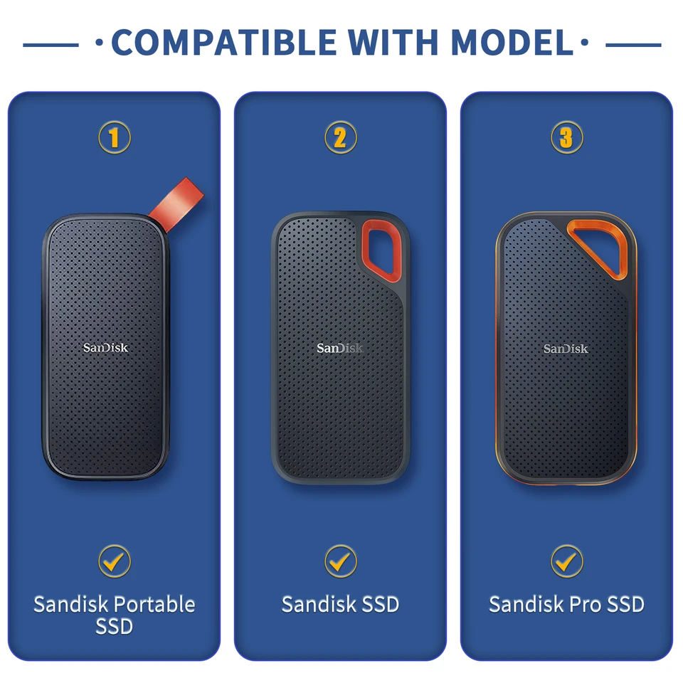 Ssd Case Sandisk Extreme Pro 500gb Portable Ssd Hard Case