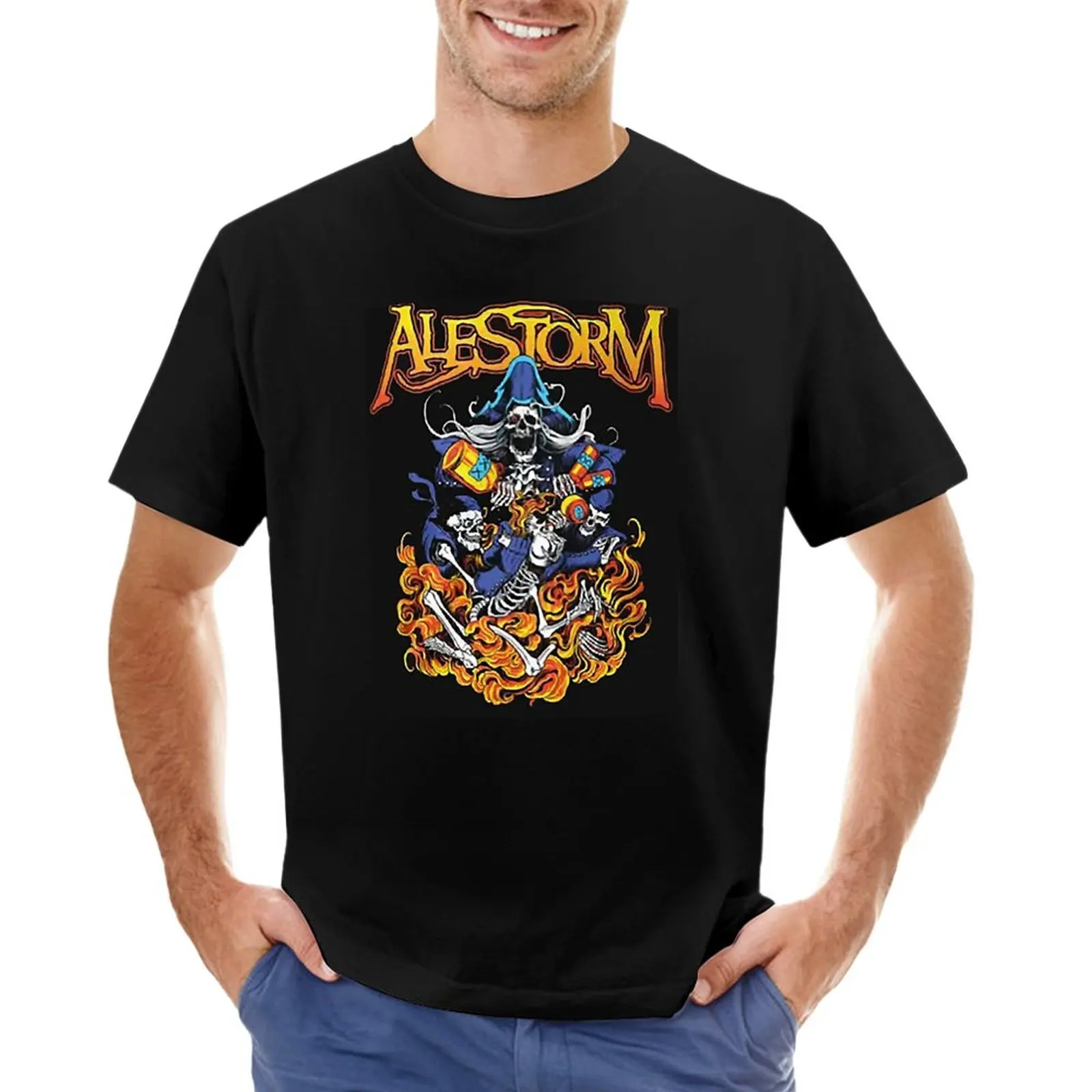 

Alestorm T-Shirt cat shirts black t shirt anime fruit of the loom mens t shirts