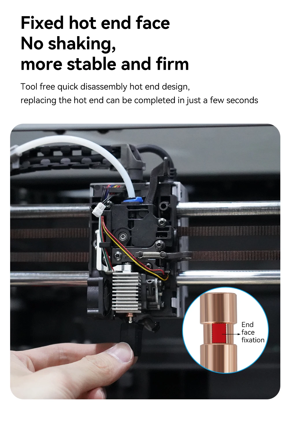 Für Anycubic Kobra S1 Hotend Upgrade Keramik Heizdüse Kobra S1 Combo Hotend 24V 48W Schnelle Heizung Kobra S1 Zubehör – Detail 7