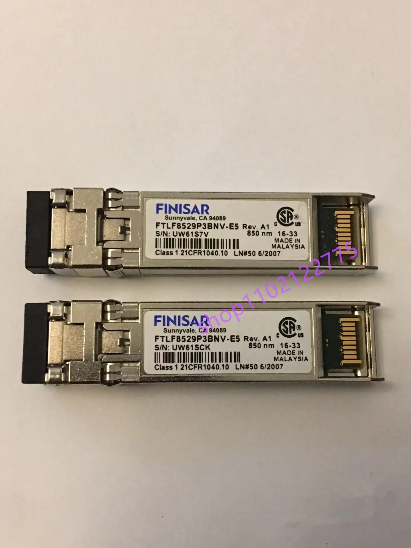 Finisar 16g Fiber Module Sfp/FTLF8529P3BNV-E5/16GB Multimode Dual Fiber Transceiver Module/Finisar 16g Fiber Adapter