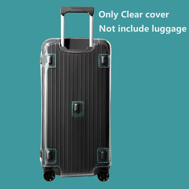 Luggage Covers For Rimowa Essential Trunk Plus Suitcase Protector Case PVC Clear Dustproof Covers with Zipper Custom