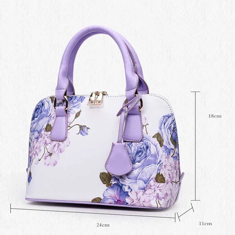 Designer Printed Bags For Women Ladies Shopper Bag Shell Elegant Floral Shoulder Handbags women handbags
