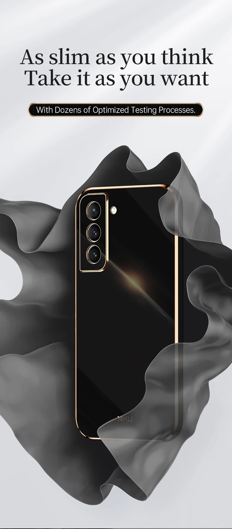 Luxury Electroplated Square Phone Case For Samsung Galaxy Series_voghion.com
