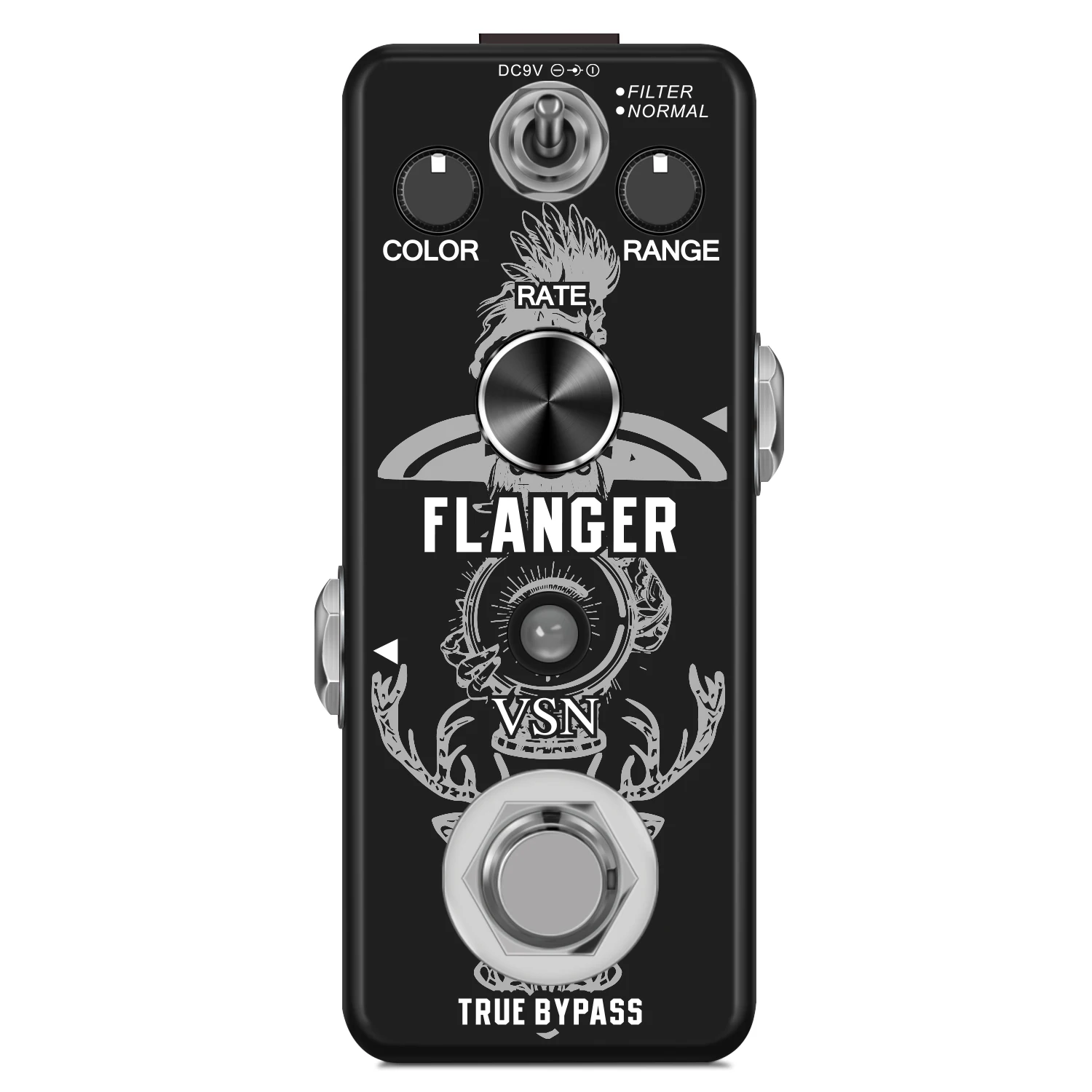

VSN LEF-312 чистая аналоговая педаль для гитары Flanger с статической фильтрацией, аксессуары для гитары True Bypass