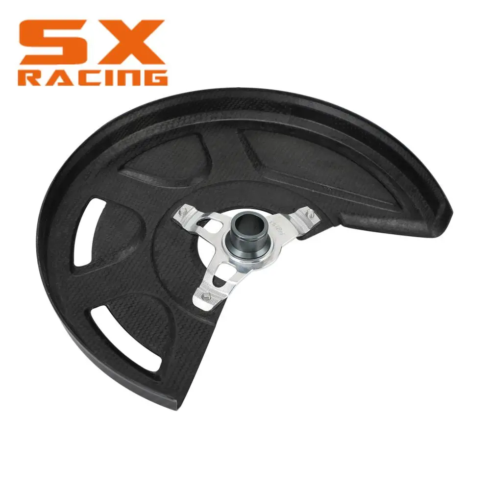 Funparts 오토바이 프론트 브레이크 디스크 켈리퍼 가드, 혼다 CR125R/250R 2004-2007 CRF250X CRF450X 2004-2017 CRF450RX 2017-2023 용