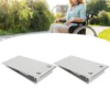 Threshold Ramp 1 Pair Threshold Ramp Wheelchair Entry Aluminum Alloy Adjustable Mobility Access Threshold Ramp for Home Bathroom 3