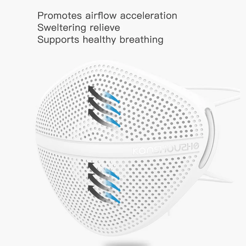 Reusable Silicone Face Mask Filtration Mask Replacement Filter Non-Woven Fabric Protective Anti-Dust Smoke Gas Facemask