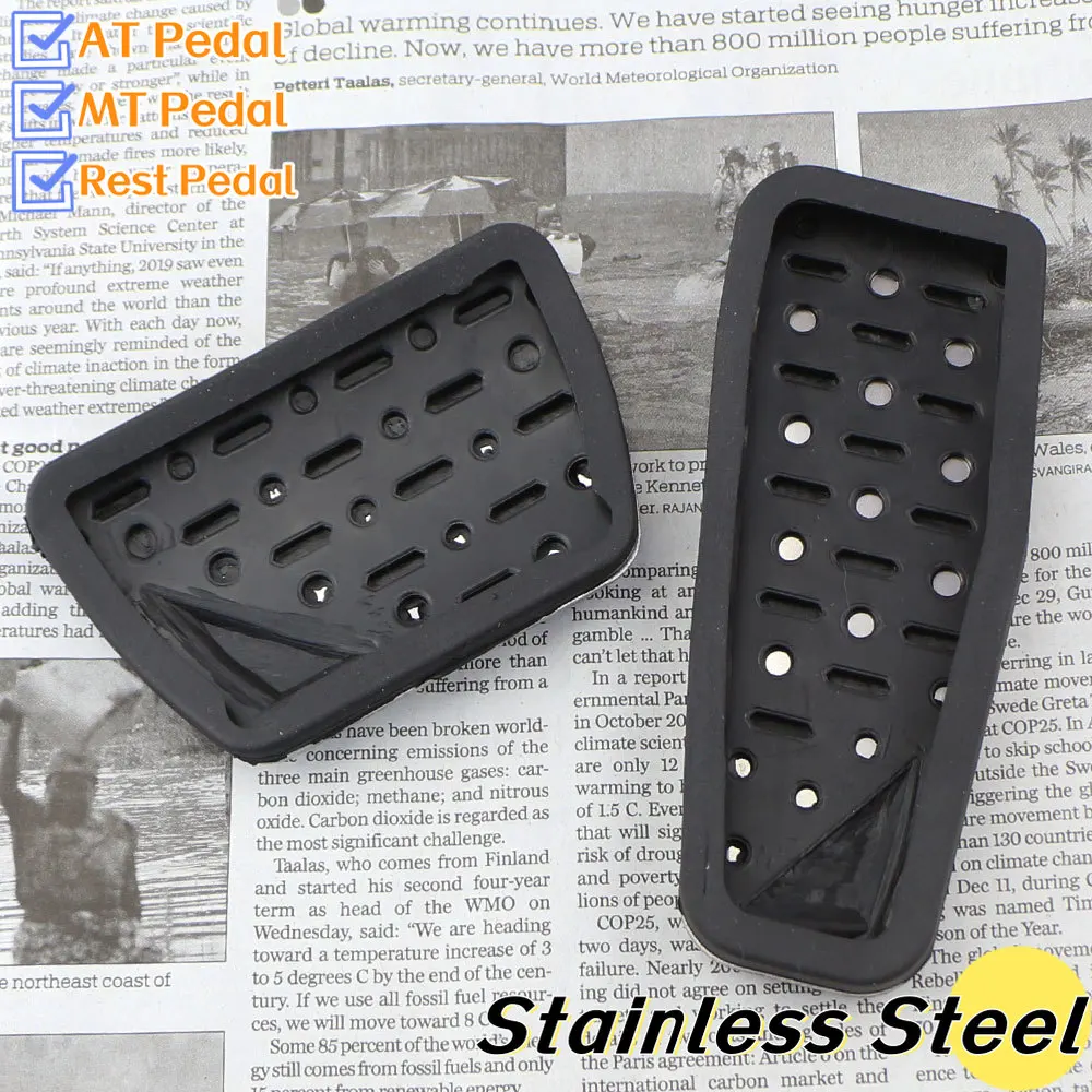 Stainless Steel Car Pedals for Jeep Wrangler JL-Accelerator Brake Pedal Cover Pads Parts Accessories car pedals,pedal cover,stainless steel pedal cover